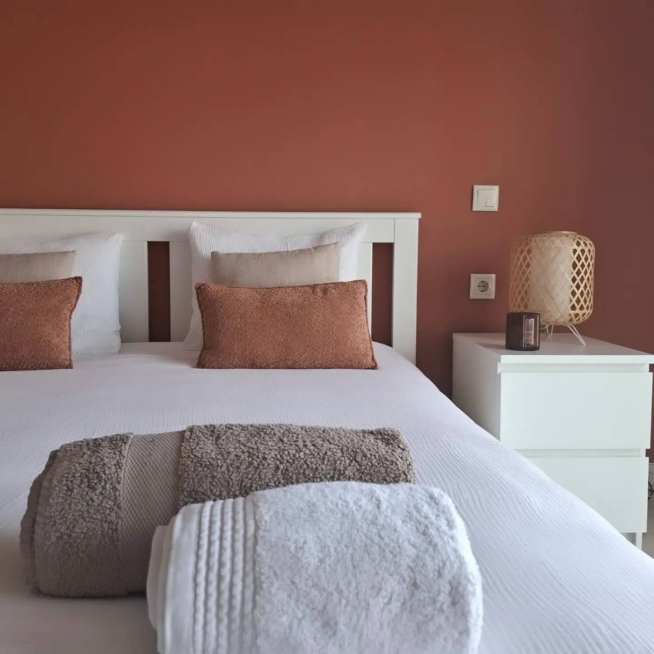 Quarto preparado pela MonAlgarve antes da chegada dos hóspedes